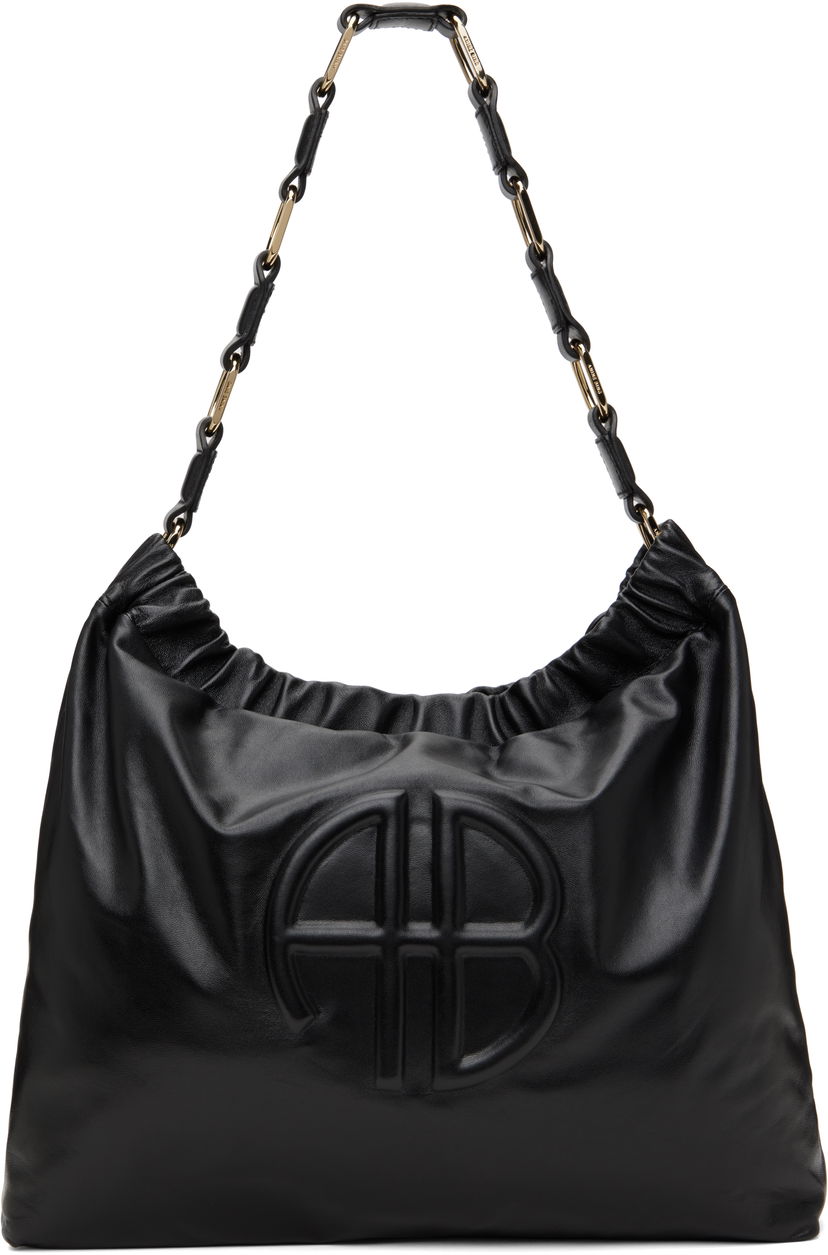 Handväska Anine Bing Kate Leather Shoulder Bag Svart | A-13-3215-000