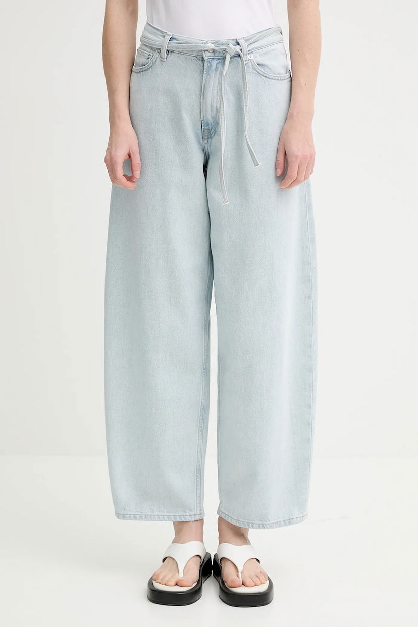 Jeans Samsoe Samsoe Samsoe Samsoe SAHARPER High Waist Jeans Blå | F25200006