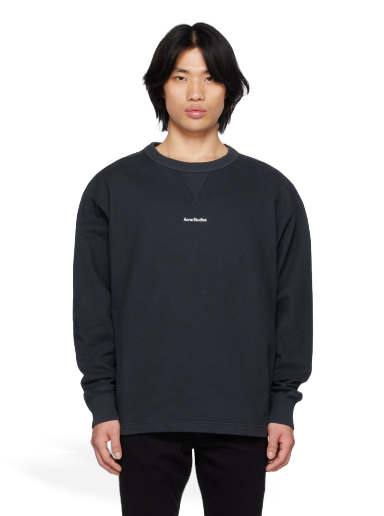 Sweatshirt Acne Studios Stamp Sweatshirt Svart | BI0138-