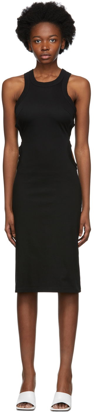Linne Dion Lee Jersey Tank Dress Svart | A9816R22, 0