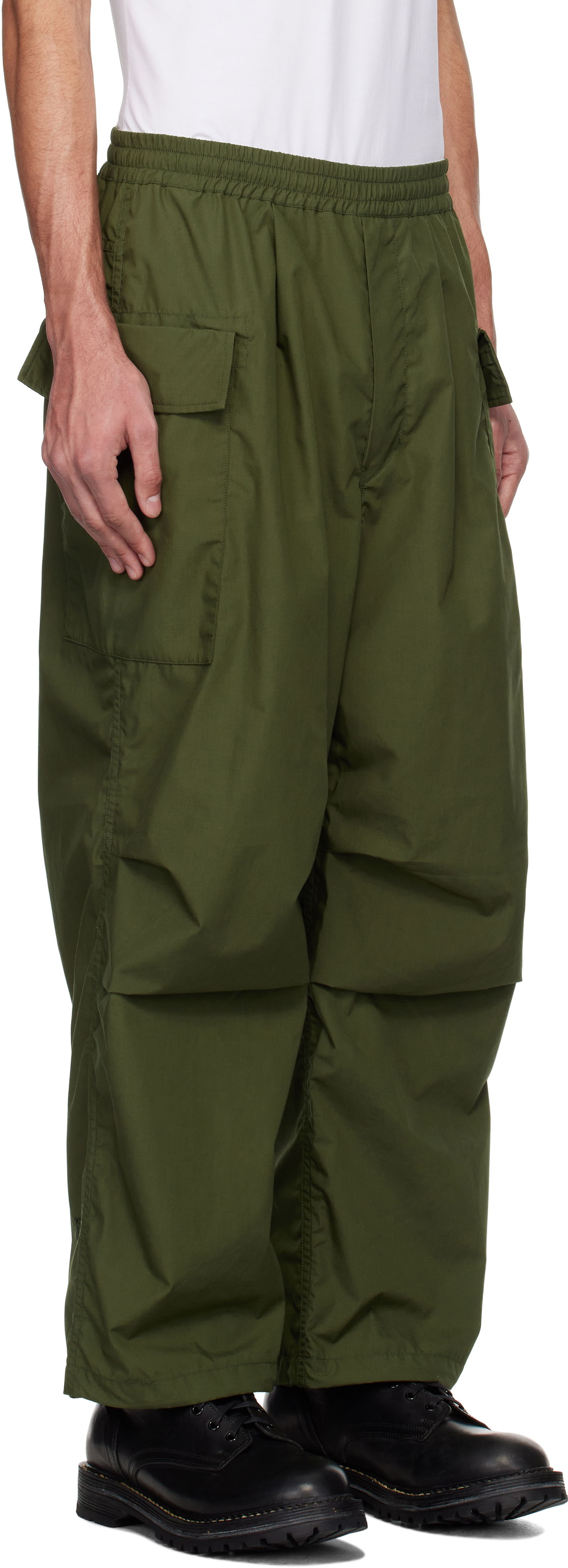 Cargo byxor NANAMICA nanamica Deck Cargo Pants Grön | S25SC006U, 1