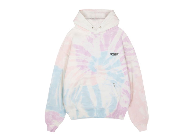 Sweatshirt Represent Clo Represent Owners Club Hoodie Tie Dye Flerfärgad | MH4004-454