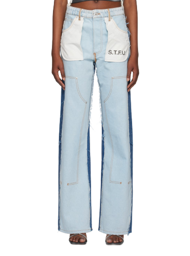 Jeans HERON PRESTON Washed Insideout Carpenter Jeans Blå | HWYB007F23DEN0014510