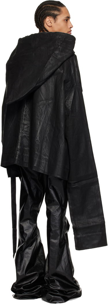 Sweatshirt Rick Owens Rick Owens DRKSHDW Hollywood Gimp Kaftan Denim Jacket Svart | DU01E3780 SCF, 2