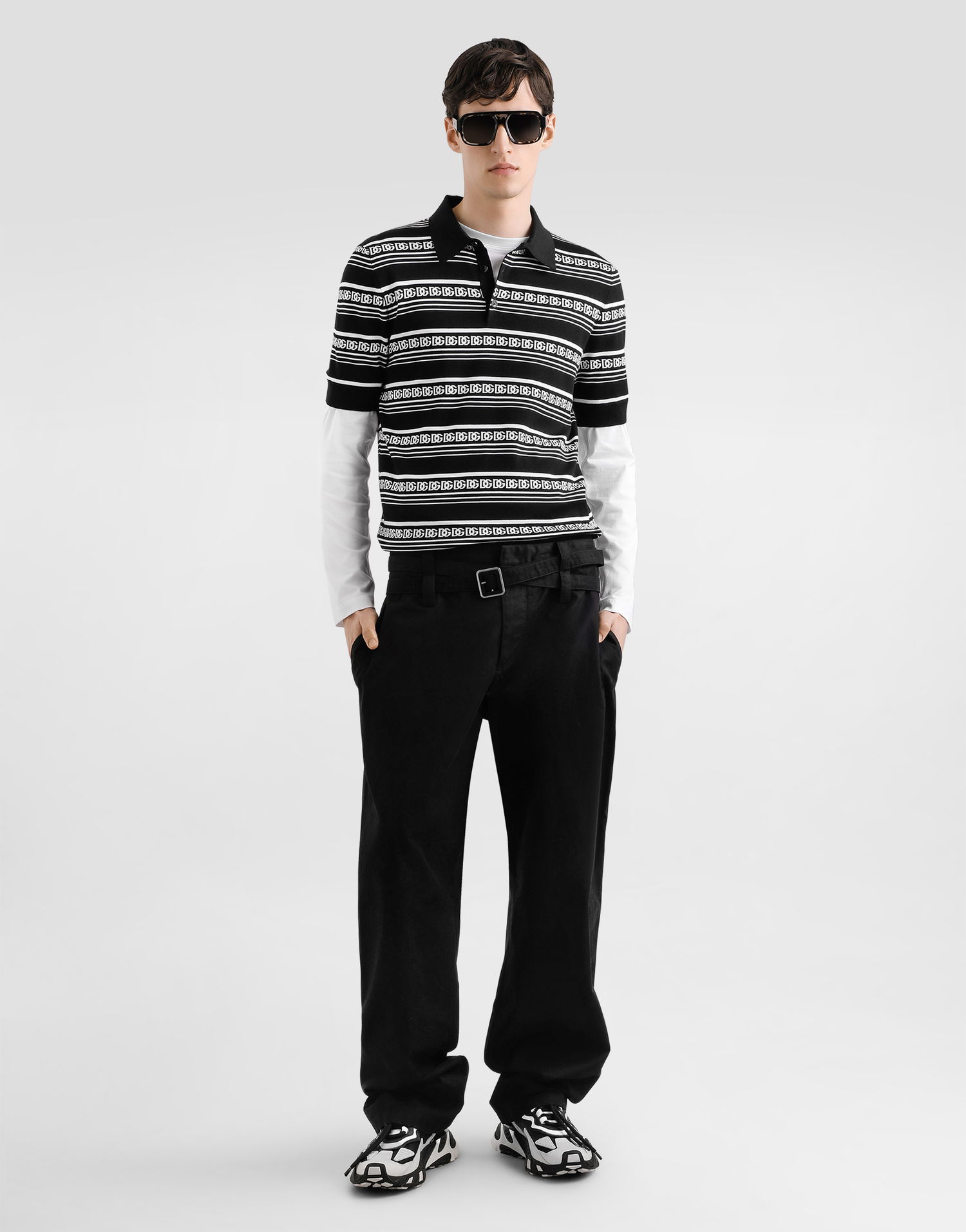 T-shirt Dolce & Gabbana Dolce & Gabbana Embroidered Cotton T-Shirt Vit | G8SD2ZG7PEAW0800, 1