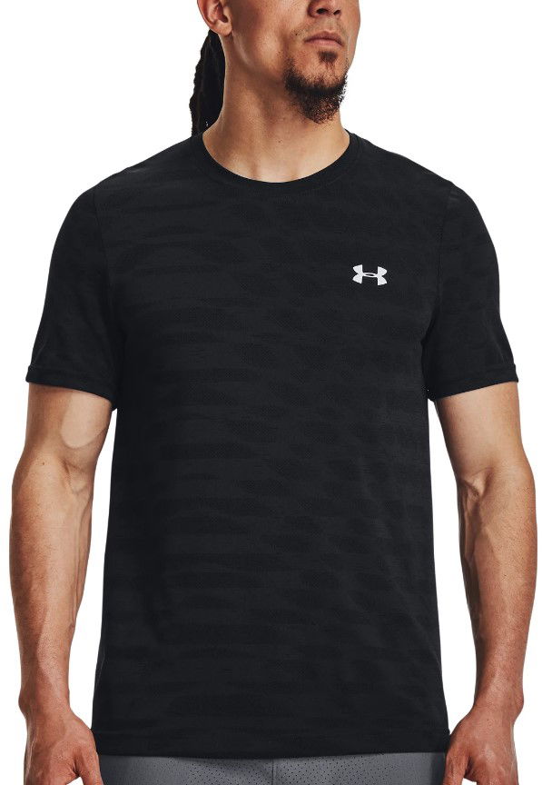 T-shirt Under Armour HeatGear Seamless Ripple Tee Svart | 1379281-001, 0