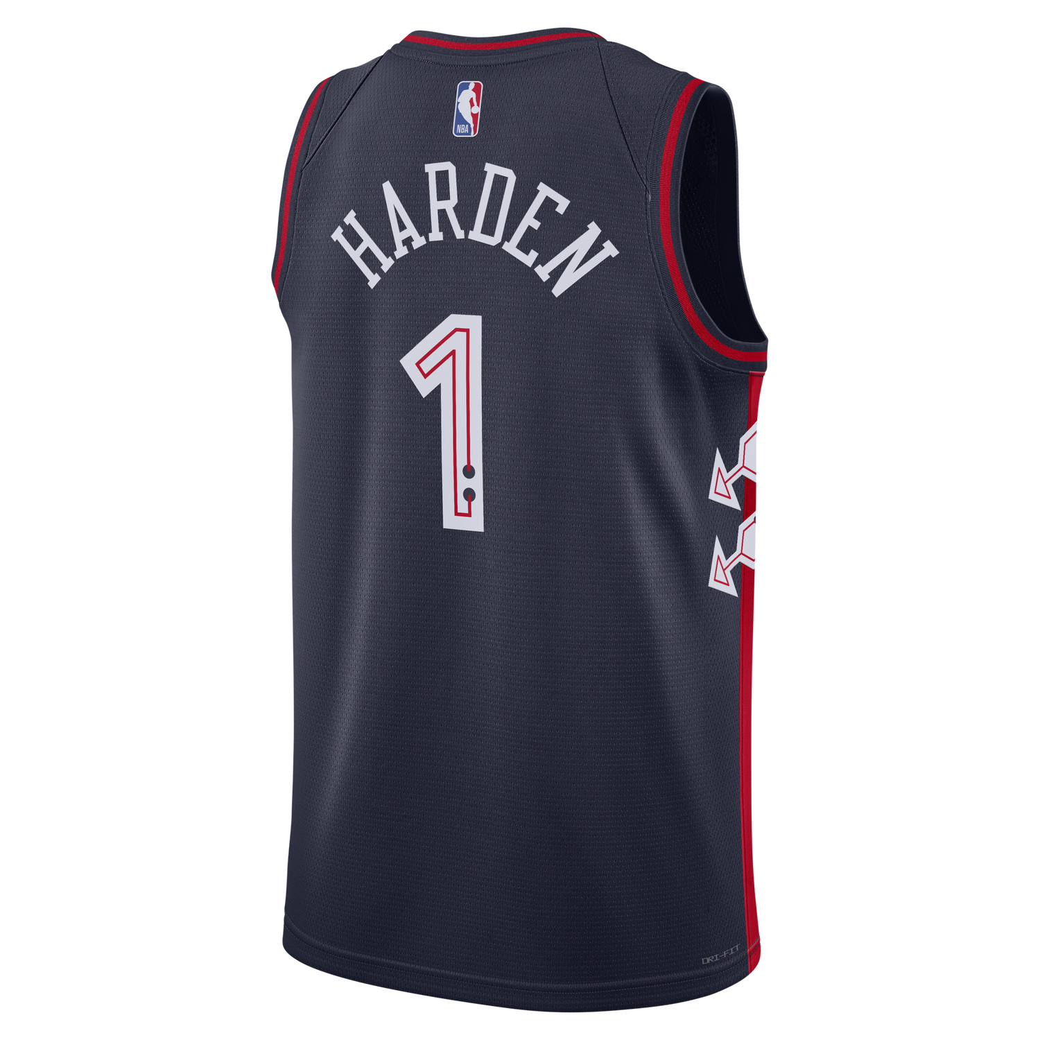 Jersey Nike Dri-FIT NBA Swingman James Harden Philadelphia 76ers City Edition 2023/24 Jersey Mörkblå | DX8515-419, 1
