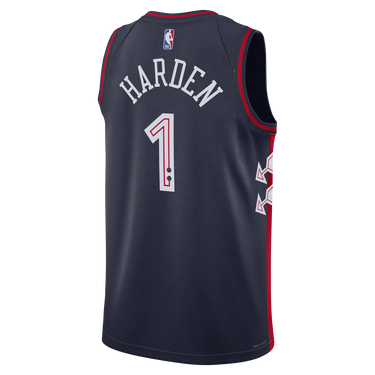 Jersey Nike Dri-FIT NBA Swingman James Harden Philadelphia 76ers City Edition 2023/24 Jersey Mörkblå | DX8515-419, 1