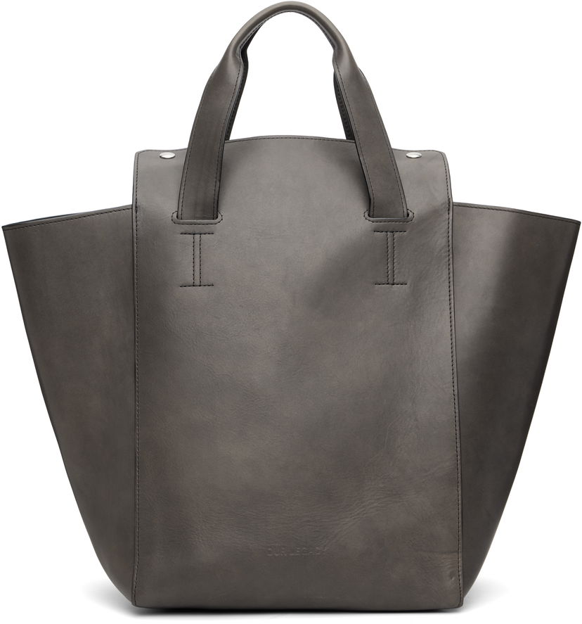 Tygpåse OUR LEGACY Leather More Tote Grå | A4258MP