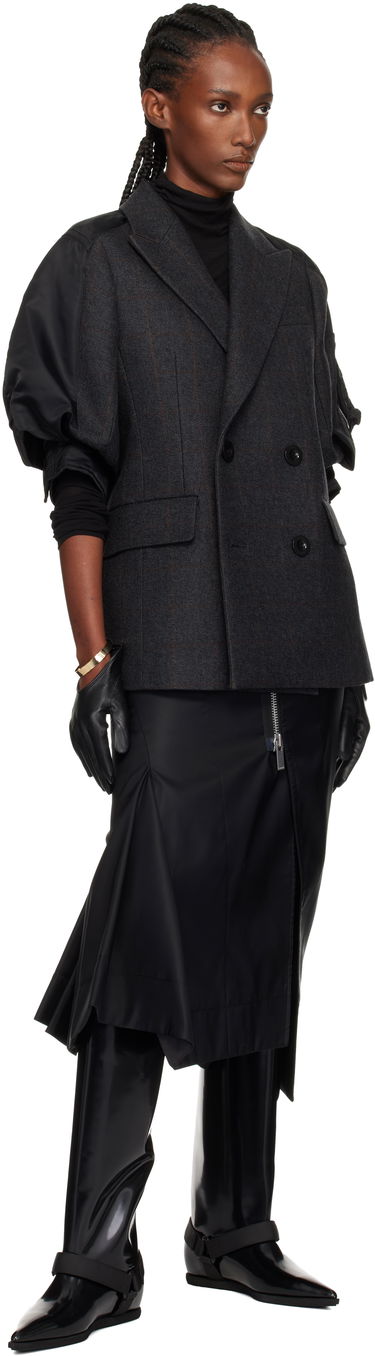 Handskar sacai sacai Leather Bangle Gloves Brun | 25-08253, 4