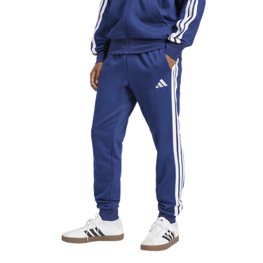 Träningsbyxor adidas Performance 3-Stripes Fleece Track Pants Blå | JD1859, 0