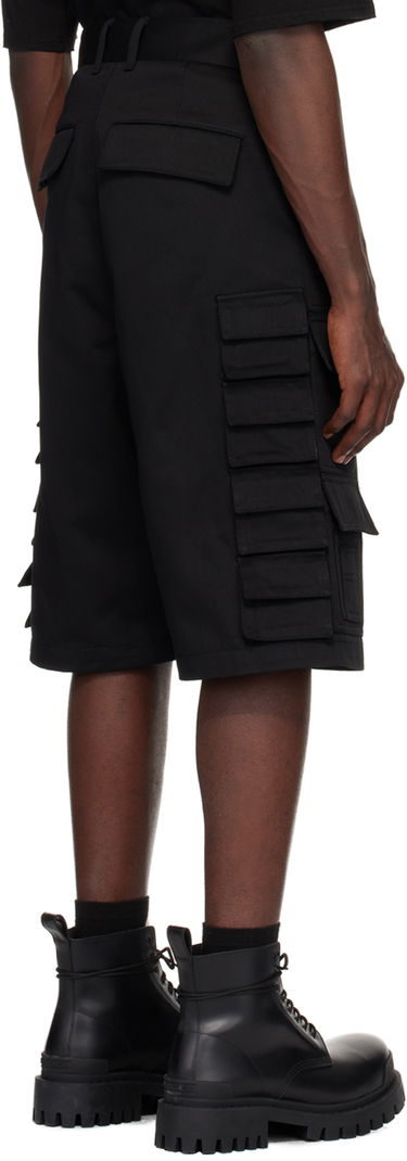 Shorts We11done We11done Flap Pocket Shorts Svart | WD-PT1-24-218-M-BK, 2