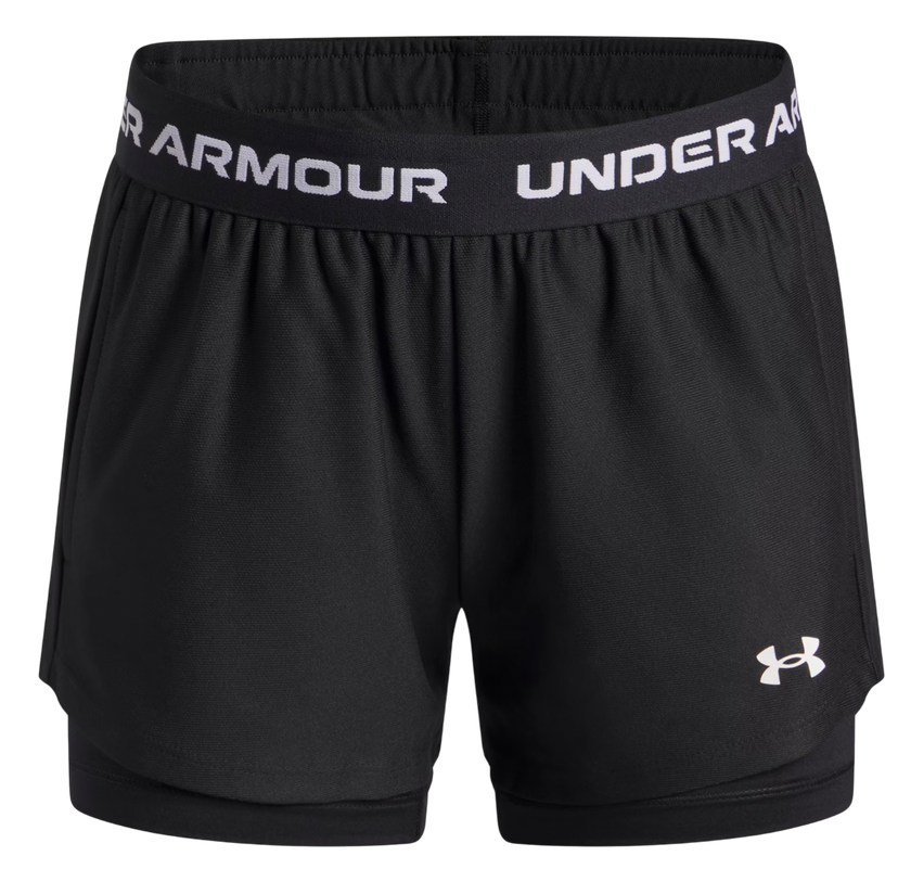 Shorts Under Armour Tech Play Up 2N1 Shorts Svart | 6004985-005