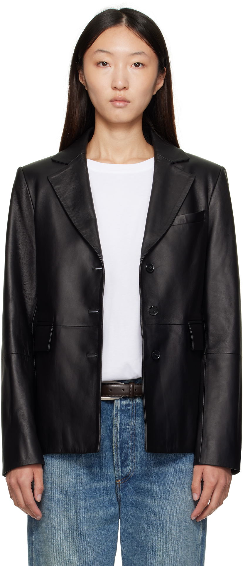 Jacka Loulou de Saison Loulou de Saison Aldo Leather Jacket Svart | ALDO LDS