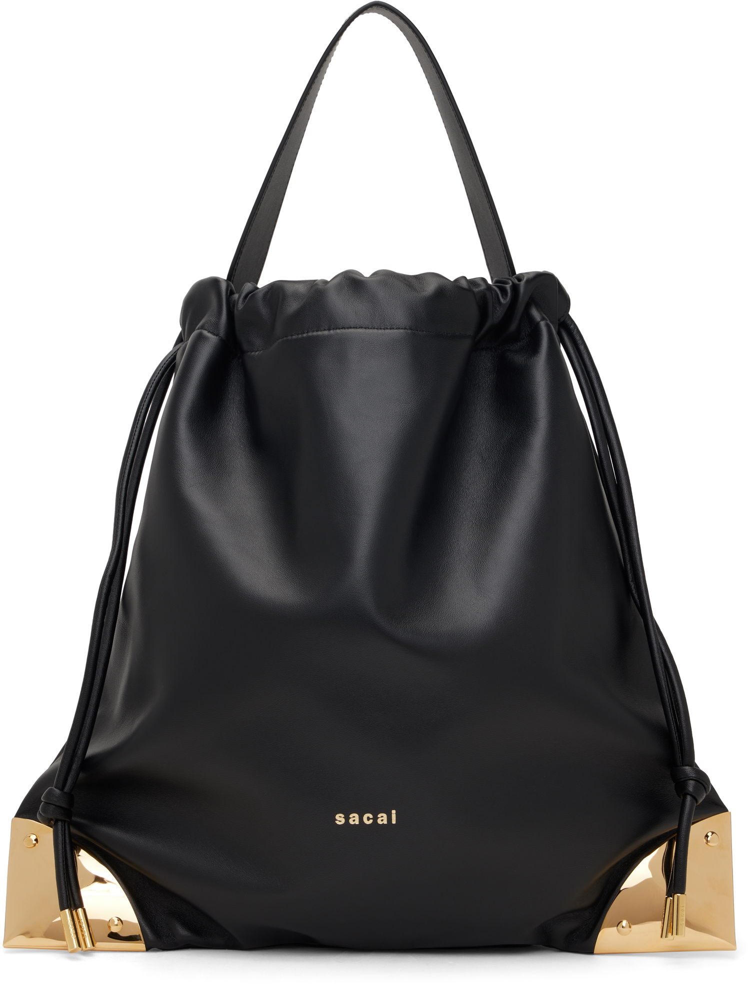 Handväska sacai Drawstring Bag Svart | S127-01, 0