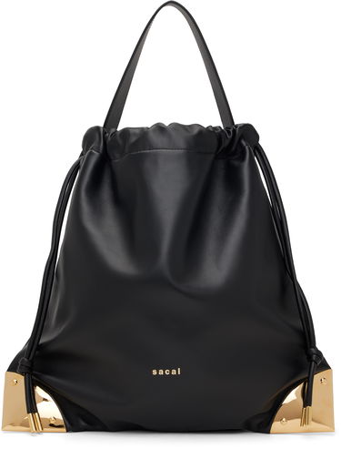 Handväska sacai Drawstring Bag Svart | S127-01, 0
