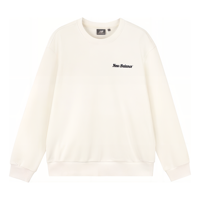 Sweatshirt New Balance Lifestyle Pullover Vit | 5CD38141-IV