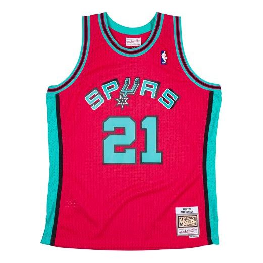 Jersey Mitchell & Ness Mitchell & Ness San Antonio Spurs 1998-99 Basketball Jersey Röd | SMJYCP19304-SASPINK98TDU