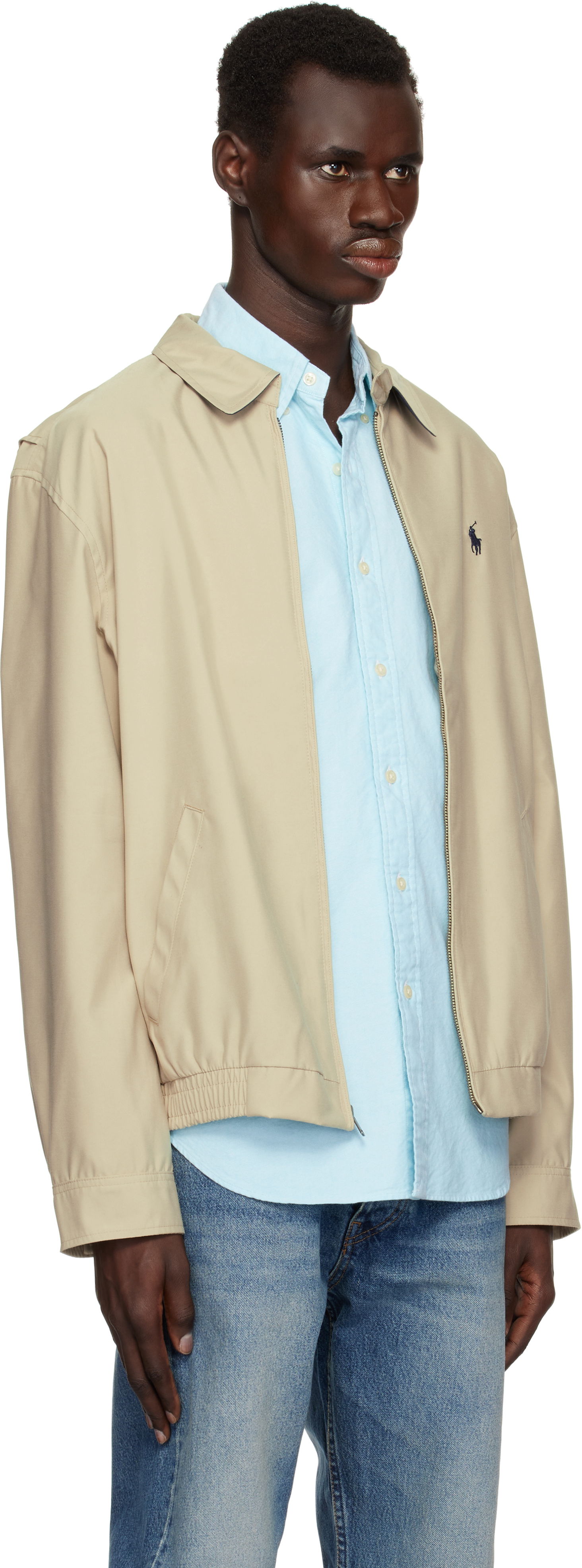 Vindjacka Polo by Ralph Lauren Windbreaker Harrington Jacket Beige | 710548506002, 1