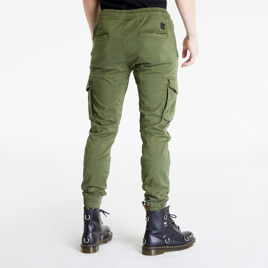 Cargo byxor Alpha Industries Cotton Twill Jogger Grön | 116202-142, 1