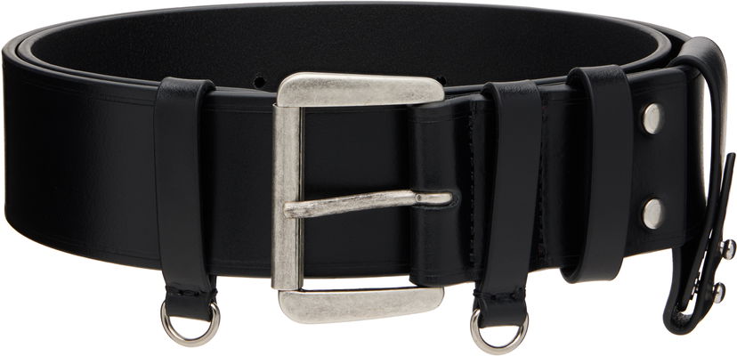 Bälten Ann Demeulemeester Ann Demeulemeester Janke Leather Belt Svart | 2520-W-BE02-LT128-099