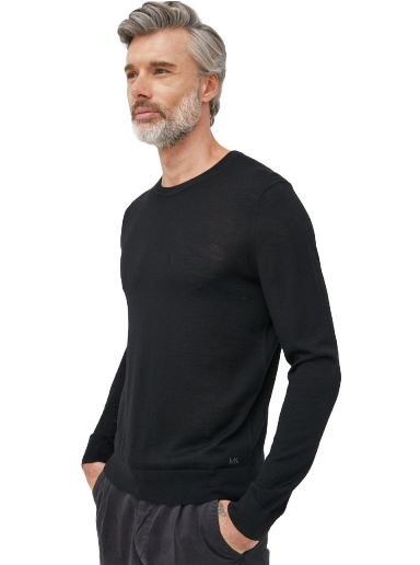 Sweater Michael Kors Wool Sweater Svart | CR1601Y2DG