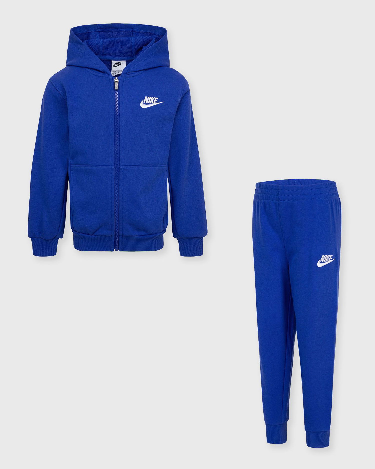 Träningsoverall Nike Club Fleece Full-Zip Set Blå | 86M485-U89, 1