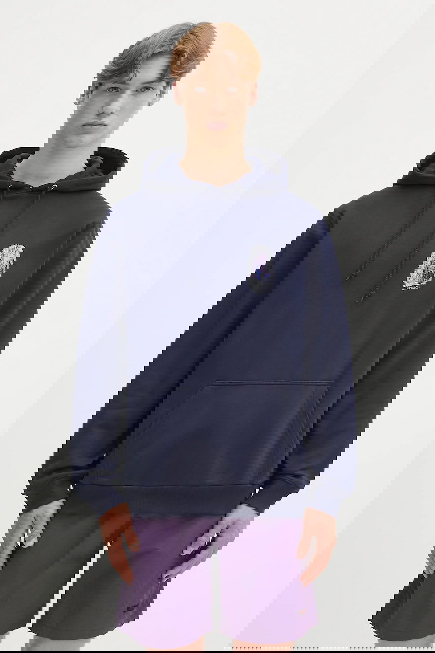 Sweatshirt GRAMICCI Gramicci Thumbprint Hoodie Mörkblå | G5SU.J109, 0