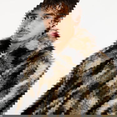 Jacka Patta Patta Faux Fur Patchwork Jacket Flerfärgad | POC-AW25-2700-348-0023-084, 2