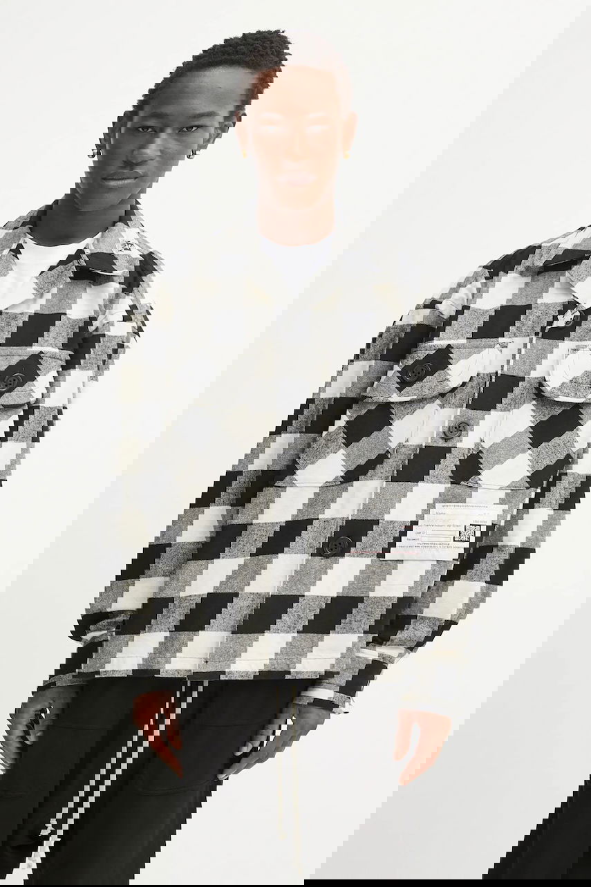 Skjorta Maison MIHARA YASUHIRO Maison MIHARA YASUHIRO Amateur Sewn Relaxed Fit Buffalo Check Shirt Flerfärgad | A15SH086, 0