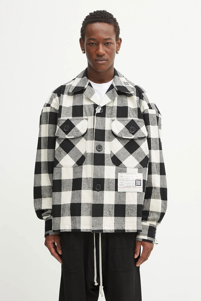 Skjorta Maison MIHARA YASUHIRO Maison MIHARA YASUHIRO Amateur Sewn Relaxed Fit Buffalo Check Shirt Flerfärgad | A15SH086
