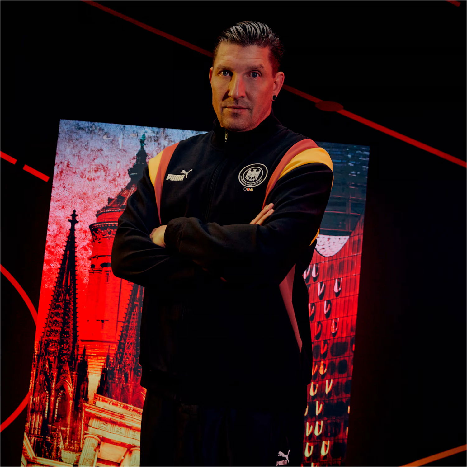 Jacka Puma DHB Archive Track Jacket Svart | 775868-02, 1