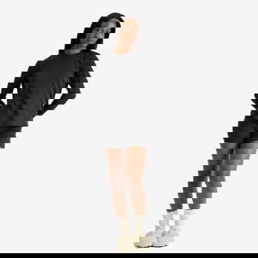 T-shirt SKIMS Relaxed Fit Long Sleeve T-Shirt, Size Large Svart | LS-LST-6976W-ONYX, 4