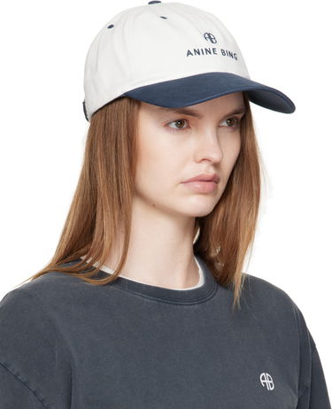 Keps Anine Bing Anine Bing Jeremy Baseball Cap Vit | A-12-9084-MTL6, 1