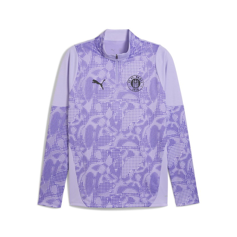 Sweatshirt Puma FC St. Pauli Men's Training Quarter-Zip Purpur | 783578_10