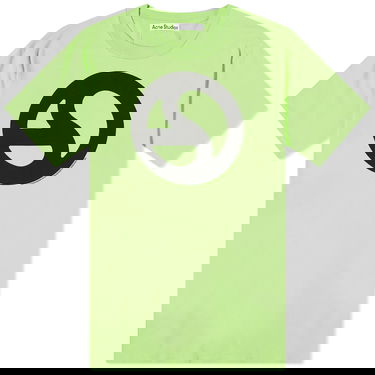 T-shirt Acne Studios Everest Logogram T-Shirt Grön | CL0265-ABF, 0