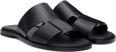 Sneakers och skor BOSS BOSS Buffed Leather Sandals Svart | 50539243, 3