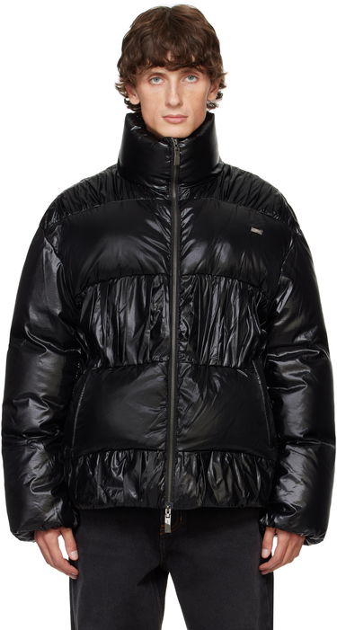 Pufferjacka ADER ERROR Gathered Down Jacket Svart | BN01FWDW0101BK, 0