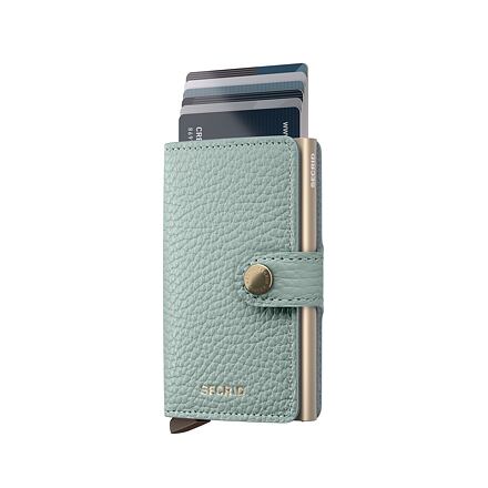 Plånbok Secrid Miniwallet - Pebble - Sea Green Turkos | MPe-Sea-Green