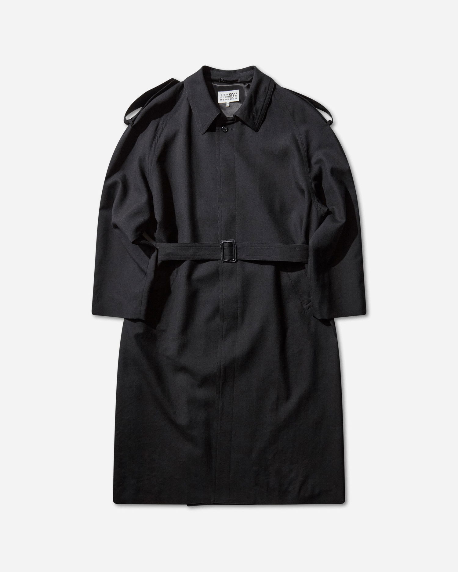 Trenchcoat Maison Margiela Wool Trench Coat Svart | SH2AH0013 900, 1