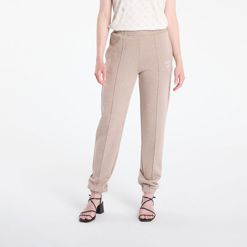 Träningsbyxor GUESS GUESS Roberta Cuff Long Pants Beige | V5RB13KC3D2-H11G