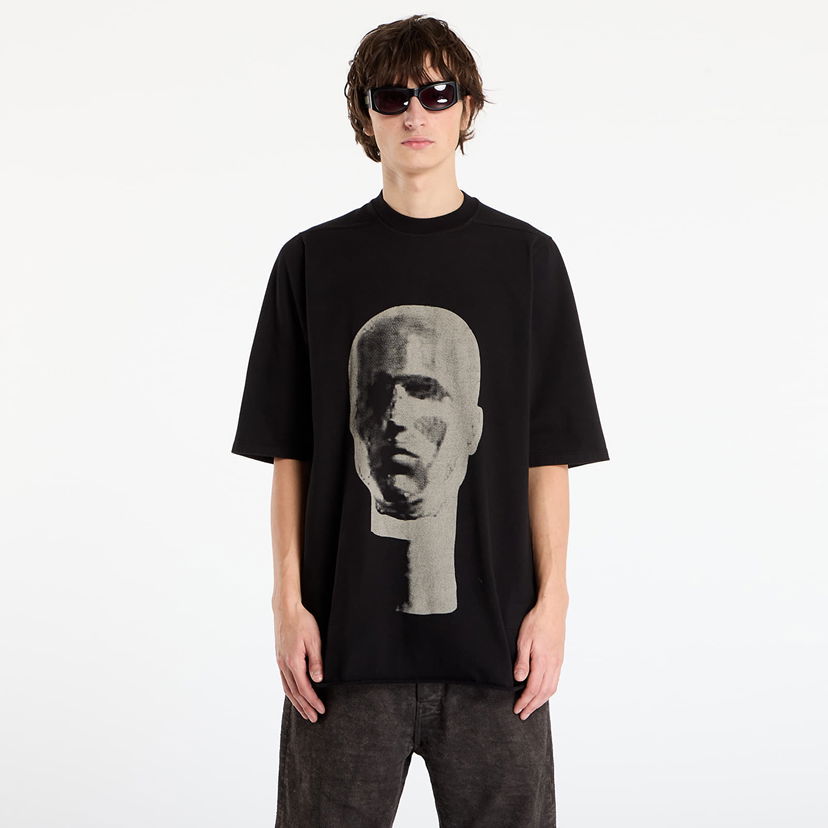 T-shirt Rick Owens Rick Owens DRKSHDW Jumbo Short Sleeve T-Shirt with Head Print Svart | DU02E7274 RIGEP1 0908