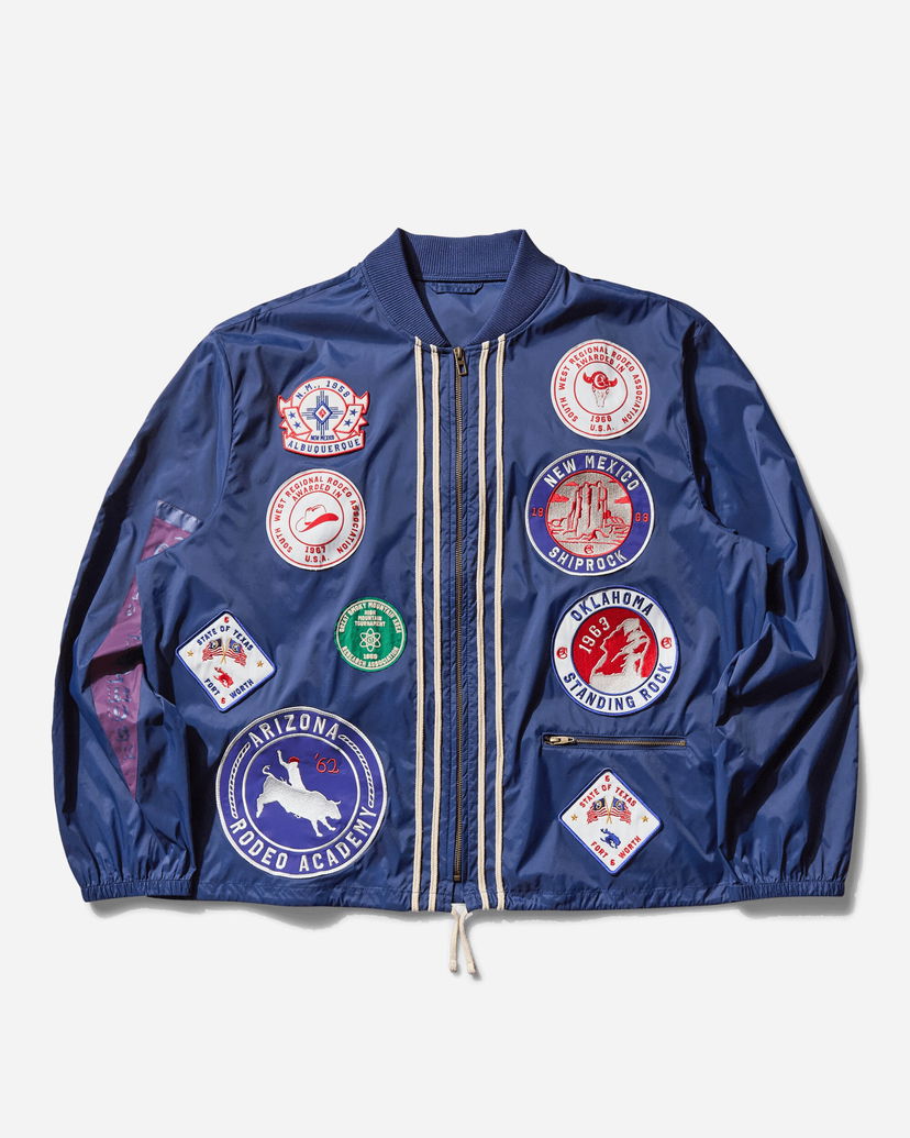 Bomberjacka Champion 60’s Souvenir Patchwork Campus Jacket Blå | 221136 BS570