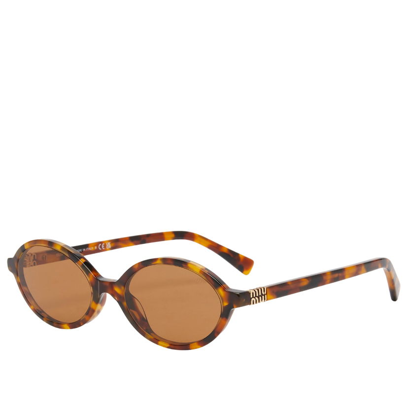 Solglasögon Miu Miu Miu Miu 04ZS Oval Sunglasses Brun | 0MU-04ZS-50-19P2Z1