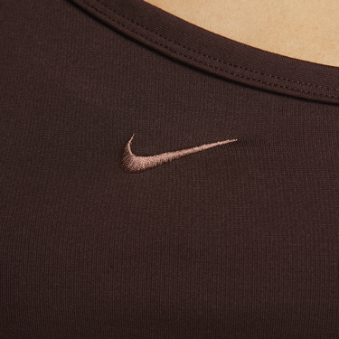 Crop top Nike Everyday Asymmetrical Crop Tank Top Bourgogne | DV7926-227, 2