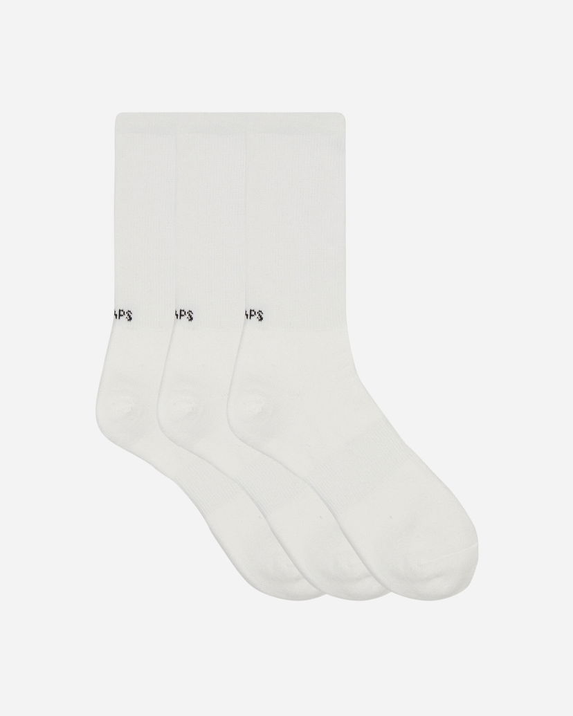 Strumpor WTAPS Skivvies Socks Vit | 252MYDT-UWM05 WHITE
