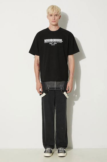 T-shirt Neighborhood T-Shirt With Print Svart | 241PCNH.ST02, 1