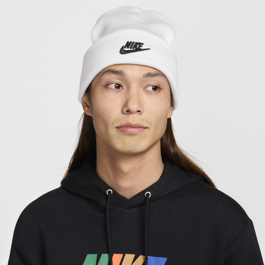 Mössa Nike Peak Futura Beanie Vit | HF0186-100, 4
