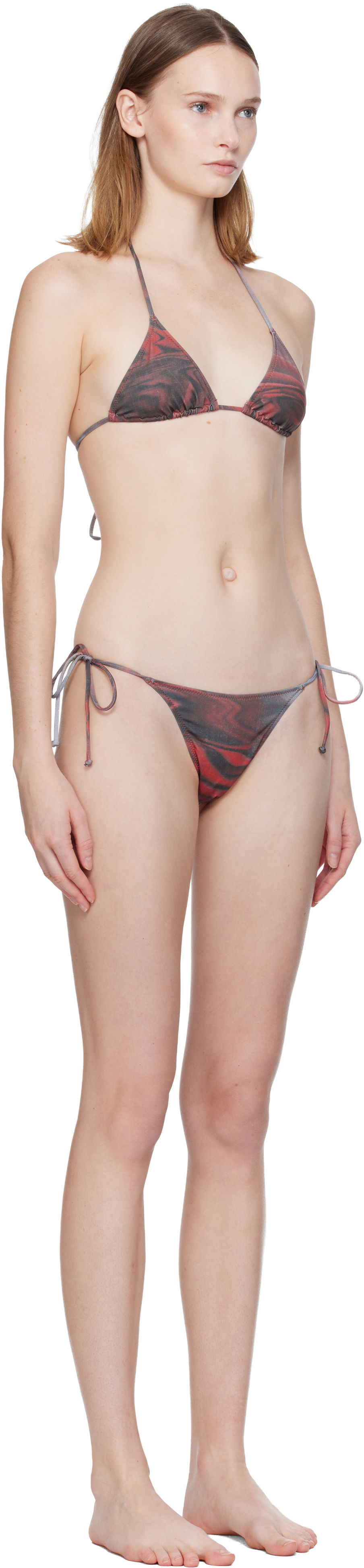 Badkläder Jean Paul Gaultier Jean Paul Gaultier Printed Blurry Roses Bikini Flerfärgad | 25/04-W-BS035-J023P-010230, 1