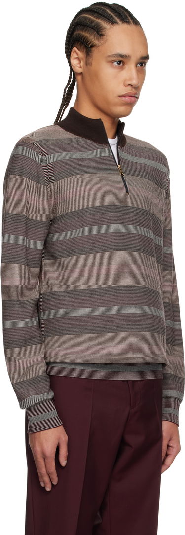 Sweater Paul Smith Paul Smith Hazy Stripe Zip Sweater Brun | M1R-254Z-P02590-92, 1